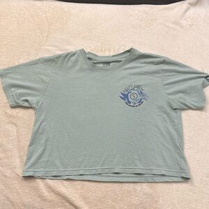 Salty Crew Seafoam Green Crop Tee